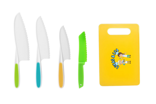 Zestaw noży dla dzieci "Lukas & Lea w kuchni"