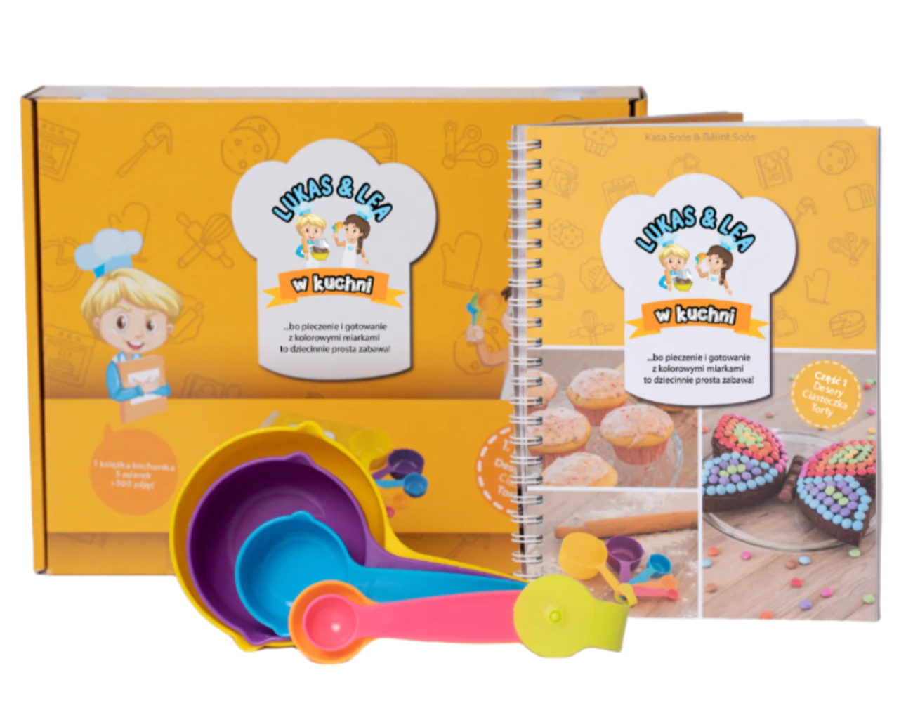 Lukas & Lea w kuchni - Książki kucharskie dla dzieci z miarką